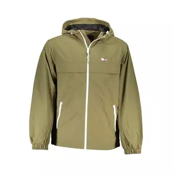 Зеленая куртка из полиамида Tommy Hilfiger