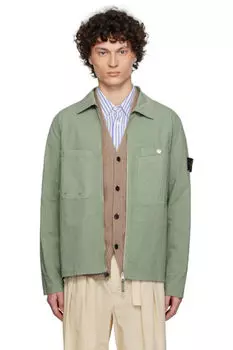 Зеленая куртка Mil-Spec Stretch Ripstop-TC Stone Island