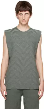 Зеленая линзовидная майка Isa Boulder