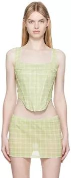 Зеленая майка Campbell Miaou