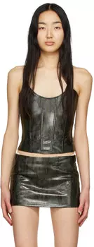 Зеленая майка Leia Miaou