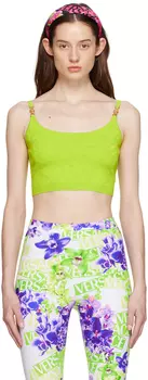 Зеленая майка Medusa Versace