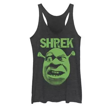 Зеленая майка с рисунком комиксов Shrek Grumpy для юниоров Licensed Character