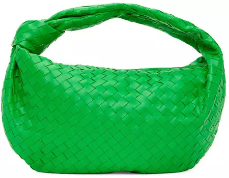 Зеленая маленькая сумка Jodie Bottega Veneta