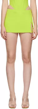 Зеленая микро-мини-юбка Miaou