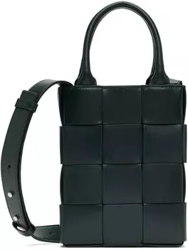 Зеленая мини-тоут-кассета Bottega Veneta