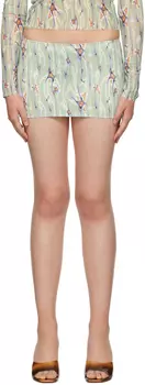 Зеленая мини-юбка Retorno BINYA