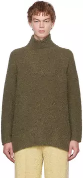 Зеленая мохнатая водолазка GAUCHERE