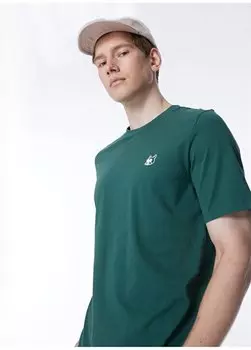 Зеленая мужская футболка JCODEN TEE SS CREW NECK EXC Jack & Jones, зеленый