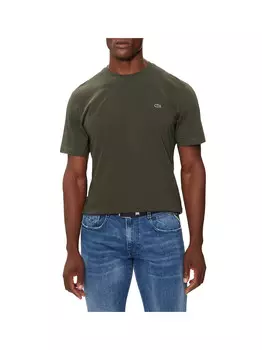 Зеленая мужская футболка Lacoste