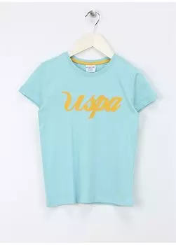 Зеленая мужская футболка RAINIY024 U.S. Polo Assn., зеленый