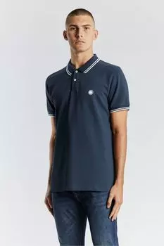 Зеленая мужская футболка с контрастной отделкой от Pretty Barton Pretty Green, синий