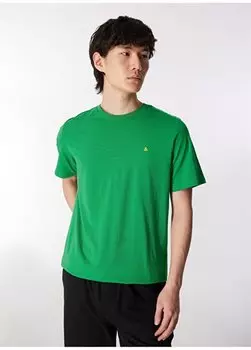 Зеленая мужская футболка с круглым вырезом JJEPAULOS TEE SS CREW NECK NOOS Jack & Jones, зеленый