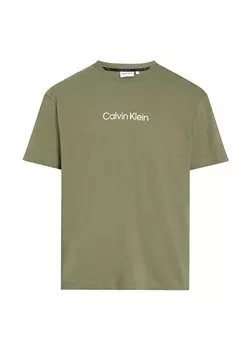 Зеленая мужская футболка с круглым вырезом K10K111346MSS Calvin Klein, зеленый