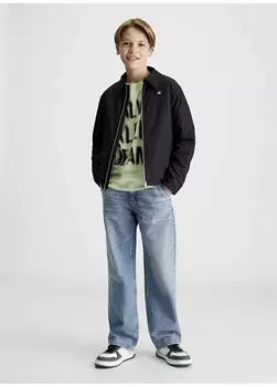 Зеленая мужская футболка с принтом PIXEL LOGO RELAXED SS T-SHIRT Calvin Klein, зеленый