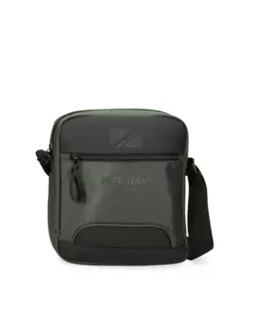 Зеленая мужская сумка-планшет с передним карманом Bromley Pepe Jeans, зеленый