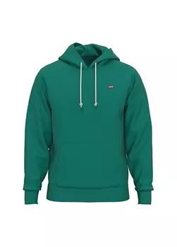 Зеленая мужская толстовка с воротником с капюшоном Levis