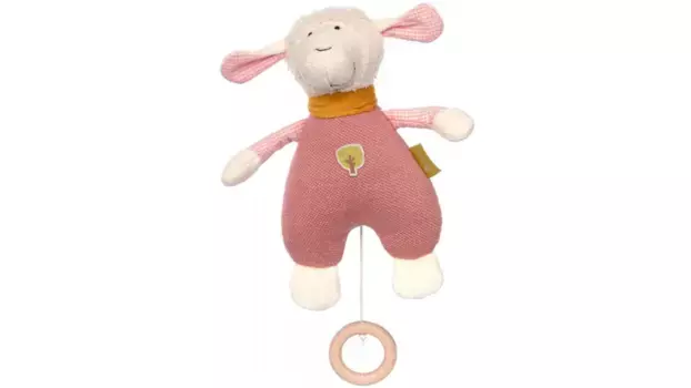 Зеленая музыкальная игрушка овца Sigikid