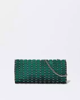 Зеленая открытая многопозиционная сумка для вечеринок с кольцами Parfois, зеленый