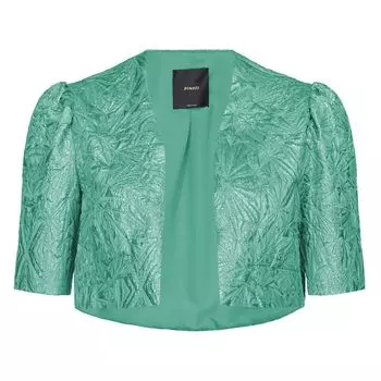 Зеленая полиэстеровая футболка Pinko, зеленый