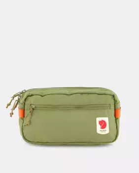 Зеленая поясная сумка High Coast Hip Pack на молнии Fjllrven