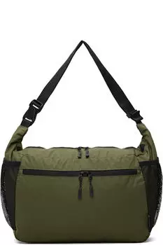 Зеленая повседневная сумка через плечо среднего размера Snow Peak