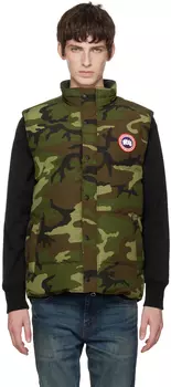 Зеленая пуховая жилетка Garson Canada Goose