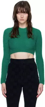 Зеленая пушистая водолазка AMBUSH
