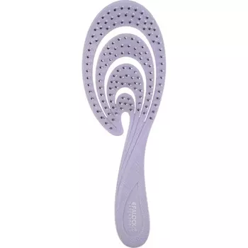 Зеленая расческа для распутывания волос - пастельно-фиолетовый Efalock