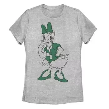 Зеленая рождественская футболка Disney's Daisy Duck для юниоров Licensed Character
