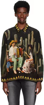 Зеленая рубашка-бутылка Acordeonero Endless Joy