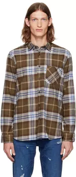 Зеленая рубашка Ermann Hugo