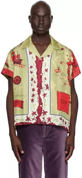 Зеленая рубашка из Гуама Bode