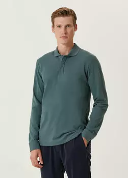 Зеленая рубашка из пике Beymen