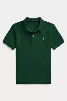 Зеленая рубашка-поло для мальчиков Hunt Club с логотипом Polo Ralph Lauren, зеленый