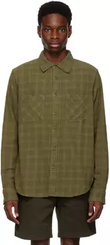Зеленая рубашка в клетку Adsum