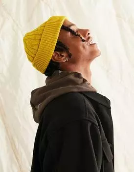 Зеленая шапка-бини мини ASOS DESIGN Fisherman