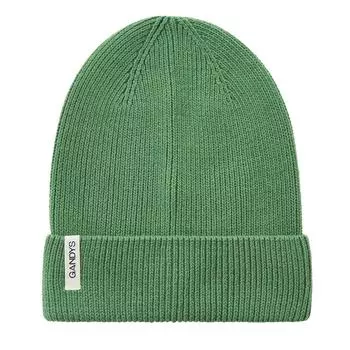 Зеленая шапка из органического хлопка Sage Gandys, зеленый