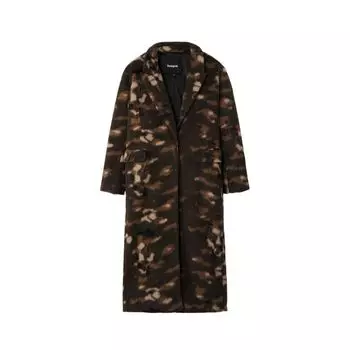 Зеленая шерстяная куртка Desigual