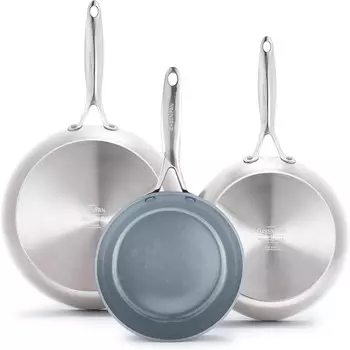 Зеленая Сковорода Valencia Pro GreenPan, Stainless Steel