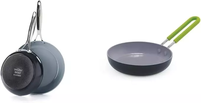 Зеленая Сковорода Valencia Pro с твердым анодированием GreenPan