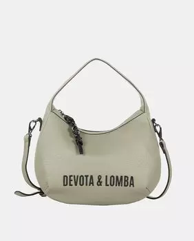 Зеленая сумка через плечо Impact на молнии Devota & Lomba, зеленый