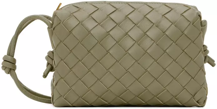 Зеленая сумка для фотоаппарата Mini Loop Bottega Veneta