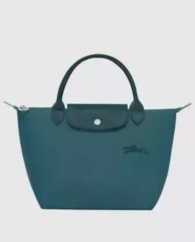 Зеленая сумка Le Pliage с застежкой-молнией Longchamp, синий