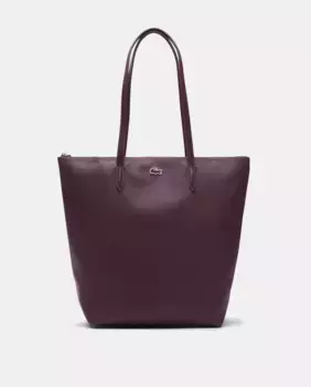 Зеленая сумка-шоппер Petite Piqu на молнии Lacoste, цвет Granate