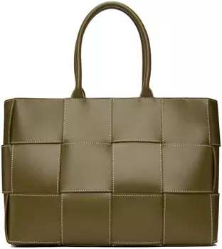 Зеленая сумка-тоут Arco среднего размера Bottega Veneta