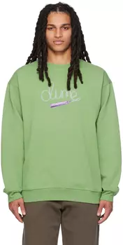 Зеленая толстовка из железа Dime