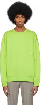 Зеленая толстовка с принтом Wooyoungmi