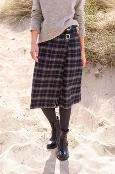 Зеленая юбка миди кельт килт Celtic & Co., синий