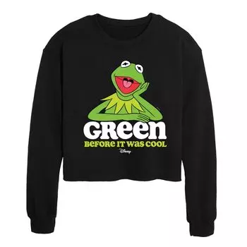 Зеленая укороченная флисовая рубашка с круглым вырезом Disney's The Muppets Juniors Licensed Character